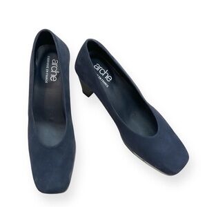 Arche Musaby Escarpin Suede Navy Pumps